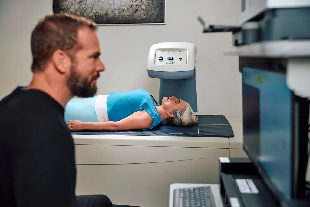 DEXA body composition scan