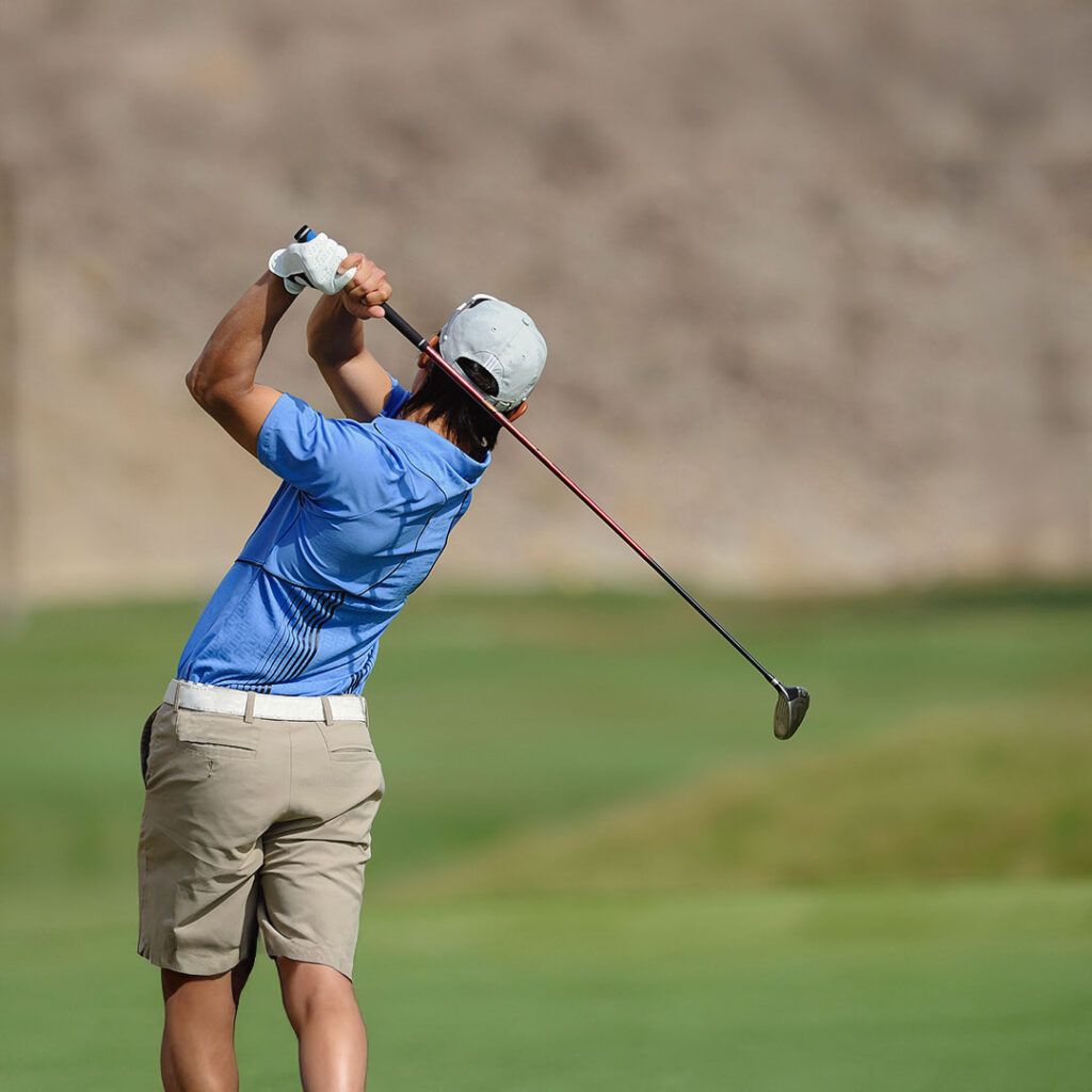 Golfer at Preamble Health