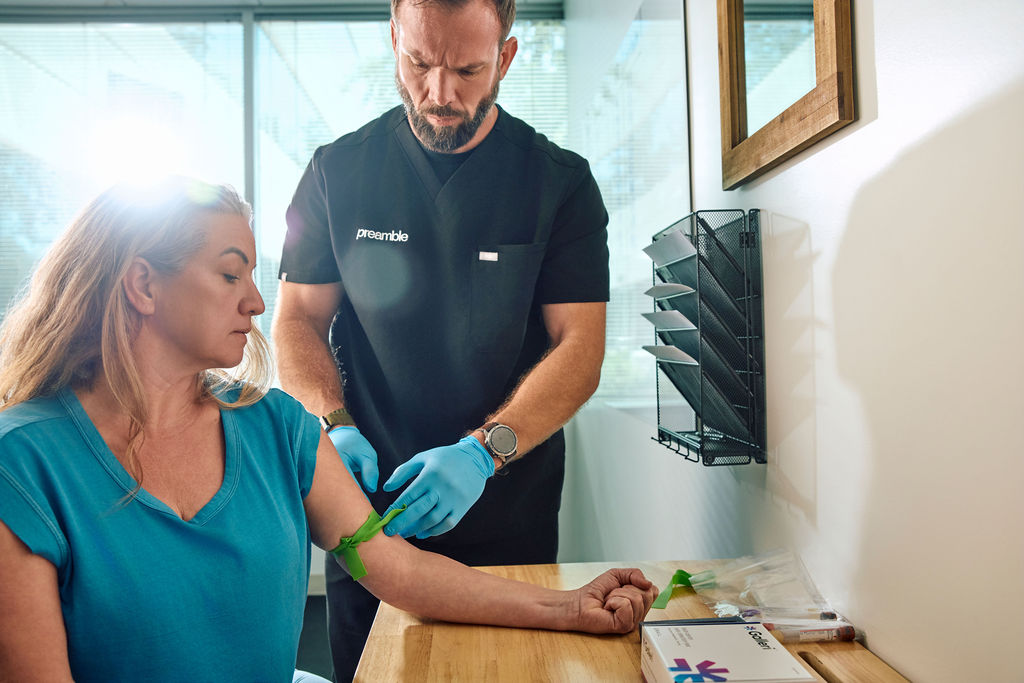 Advanced blood work provides comprehensive metabolic assessment beyond standard annual physical lab panels