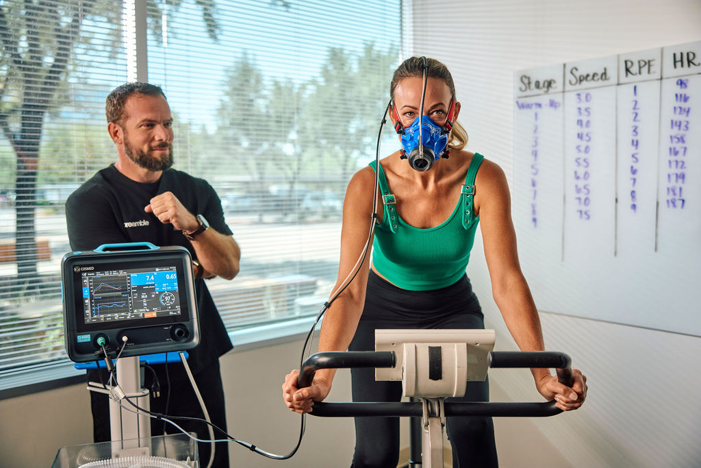 VO2 max testing provides objective measurement of cardiovascular fitness and aerobic capacity